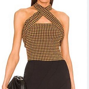 NWOT NANUSHKA Seersucker Rana Bodysuit